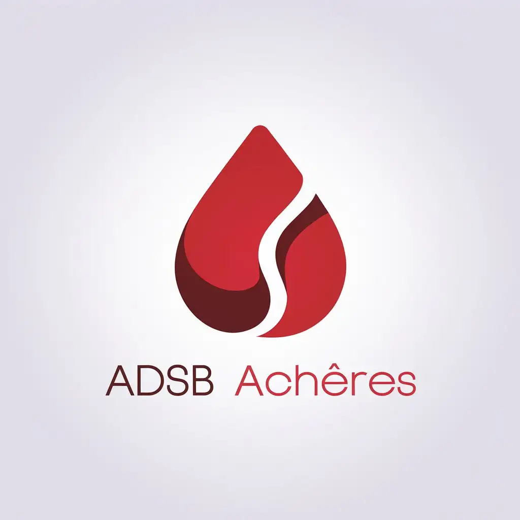 LOGO Design for Adsb Achres Minimalistic Blood Donation Association Theme with Clear Background