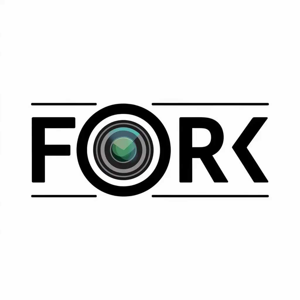 LOGO-Design-for-FourK-Camera-Lens-Symbol-in-Vector-Art