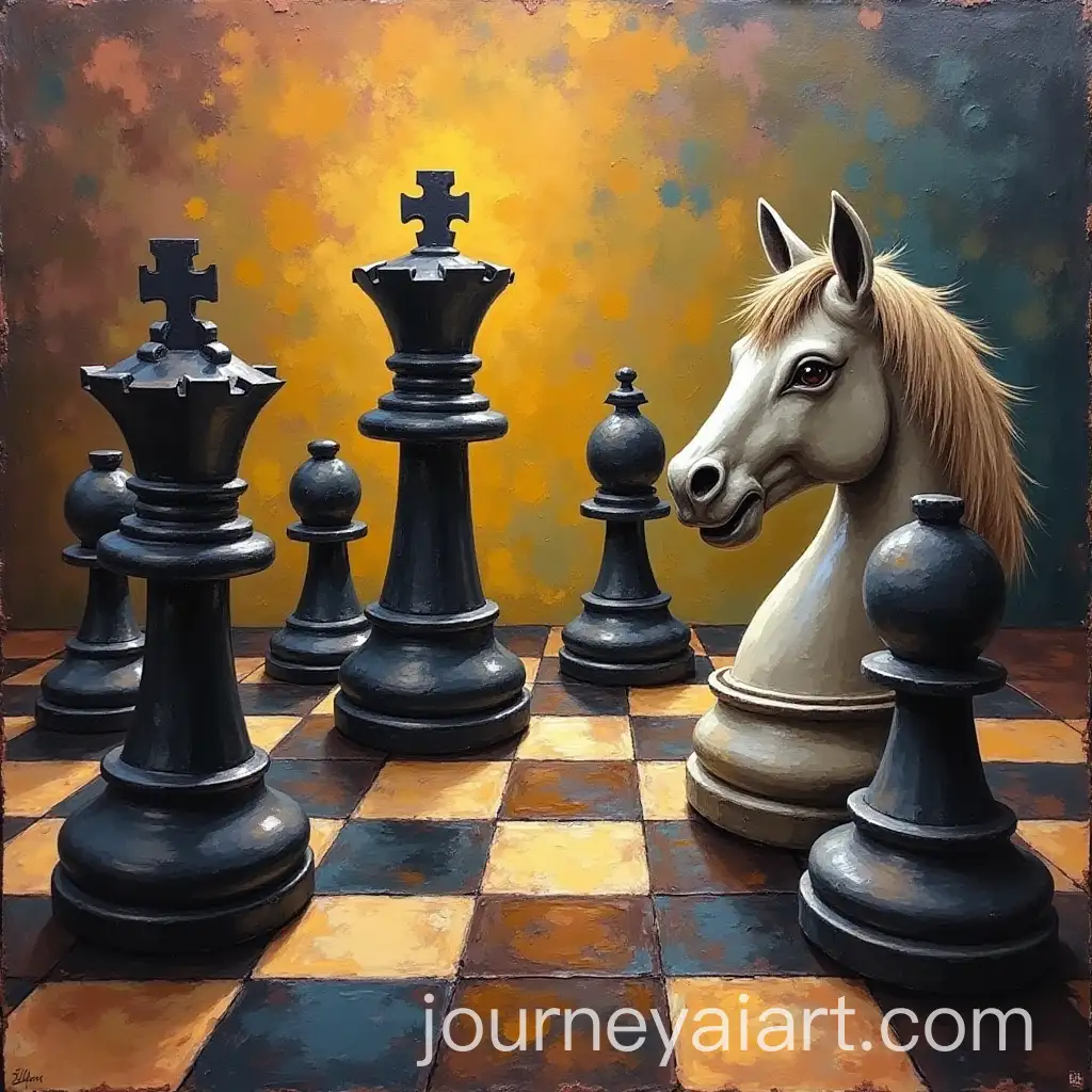 Oil-Painting-Depicting-a-Strategic-Chess-Game