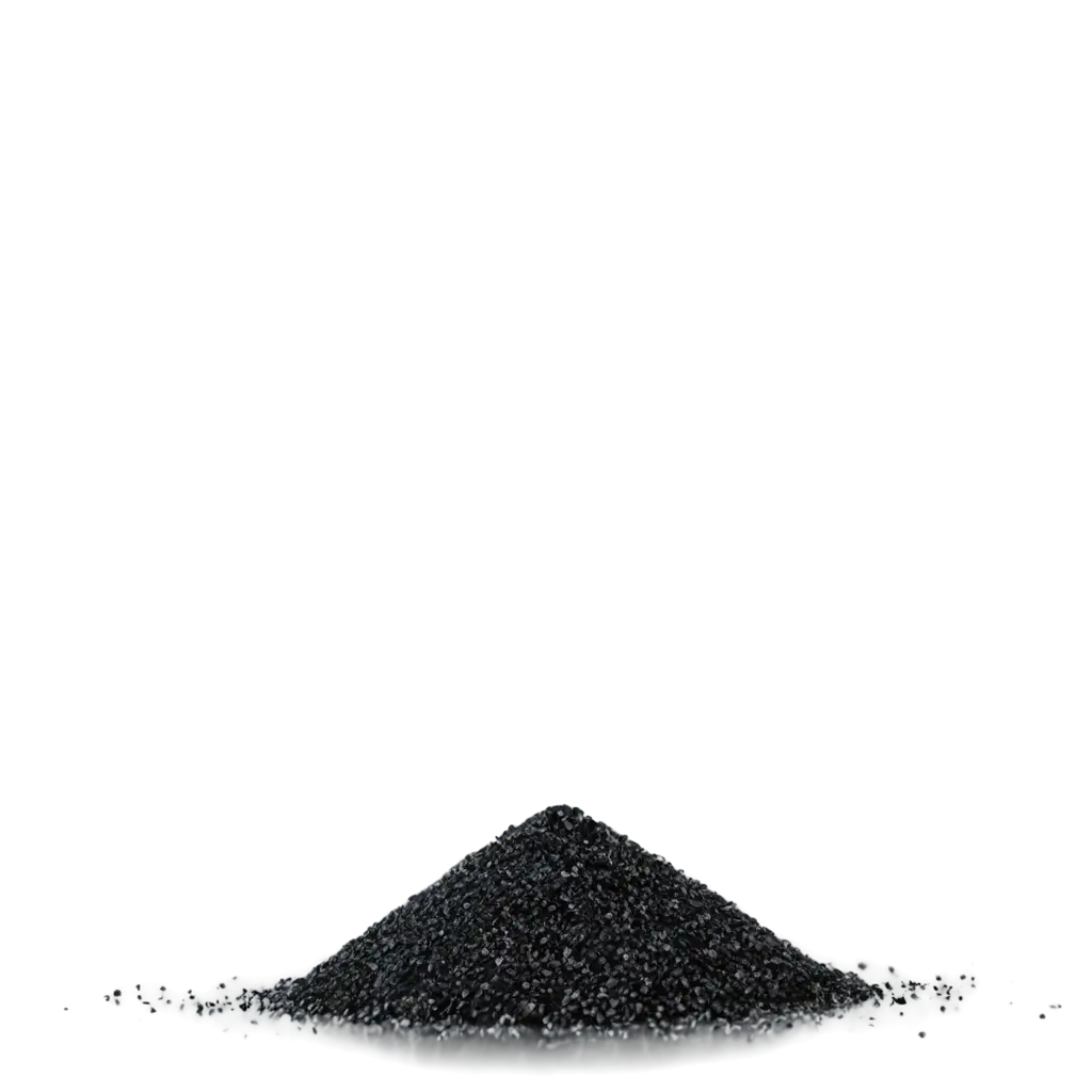 Small-Mountain-of-Black-Salt-PNG-Image-for-Diverse-Creative-Projects