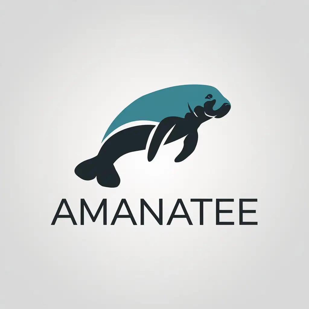 LOGO Design for AMANATEE Manatee with Minimalistic Style for Travel Industry