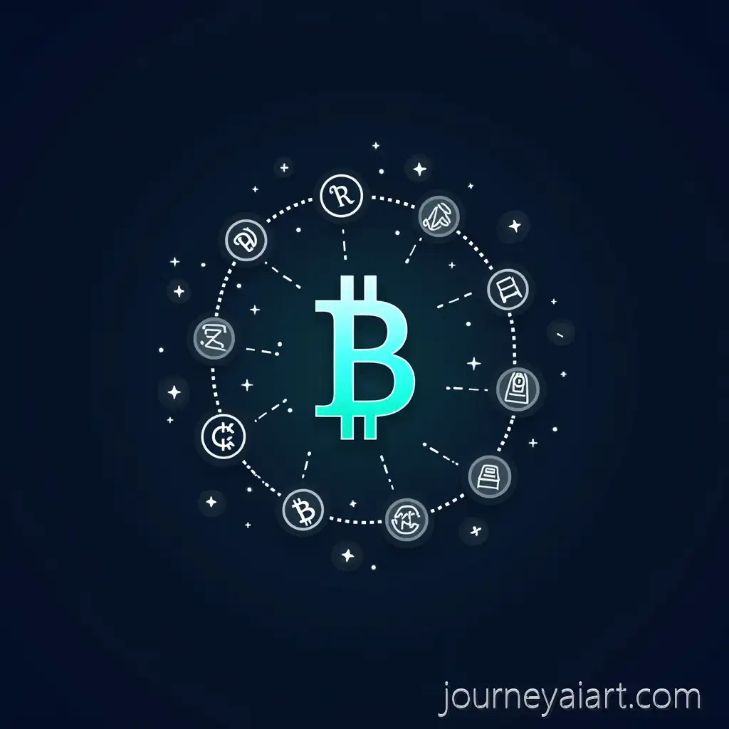 DigitalDigital-cryptocurrency-concept-Cryptocurrency-Concept-with-Blockchain-Technology-and-Symbols