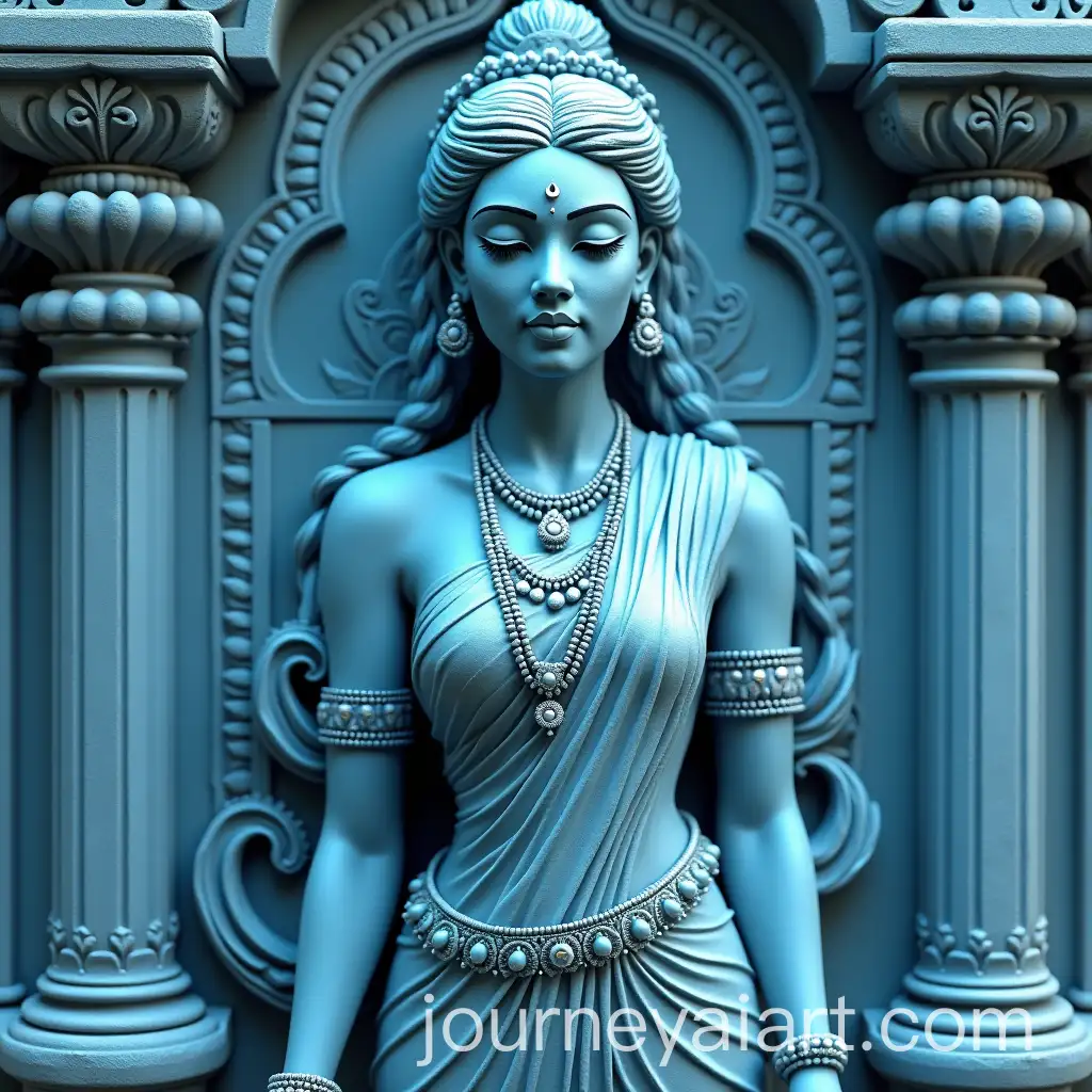 Divine-Indian-Goddess-Sculpture-Carved-into-Stone-Temple-Wall-with-Intricate-Jewelry-and-Flowing-Attire