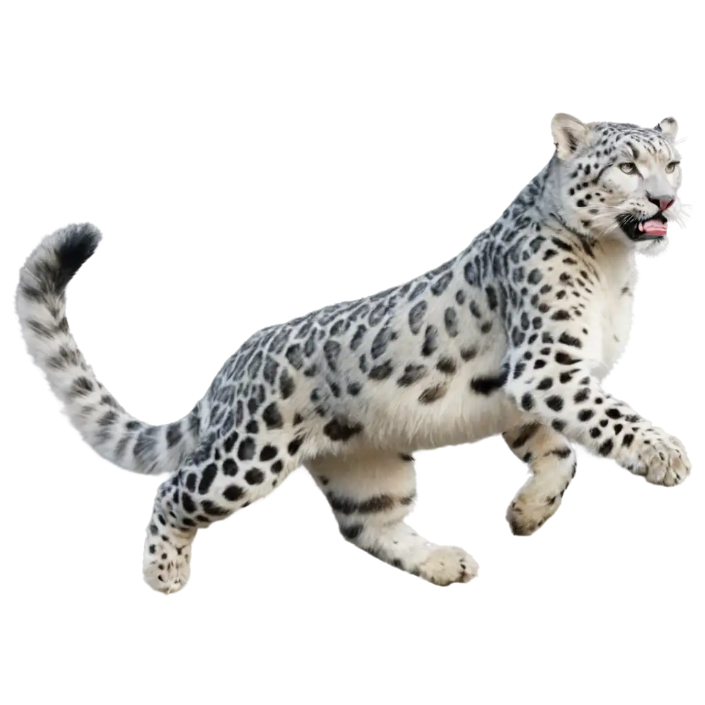 Snow-Leopard-Running-PNG-HighQuality-Transparent-Image-for-Creative-Projects