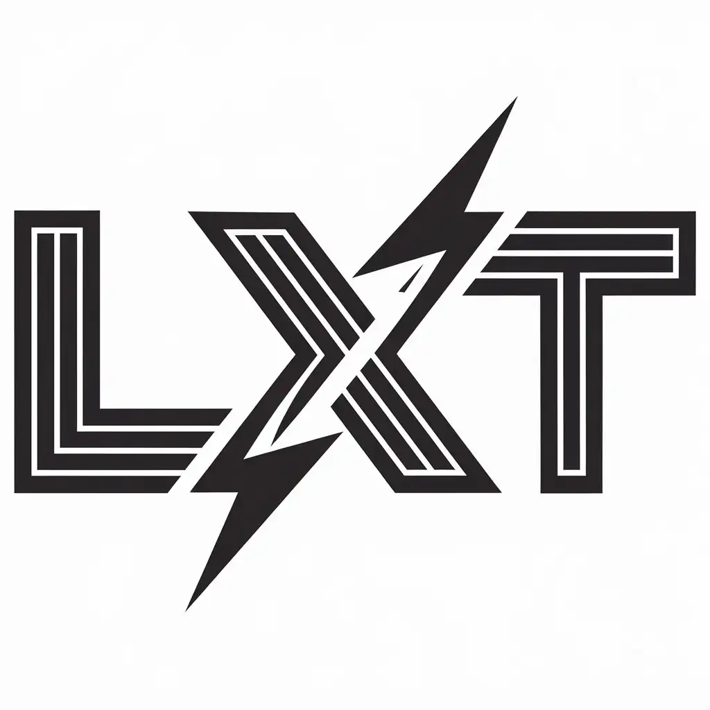 a vector logo design,with the text "LXT", main symbol:LXT,Moderate,clear background