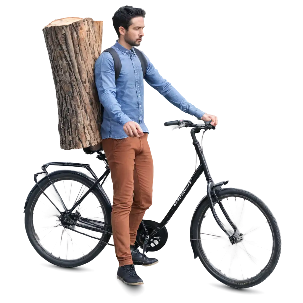 HighQuality-PNG-Image-of-a-Cyclist-Carrying-a-Log