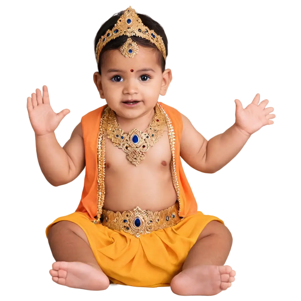 Baby-with-Krishna-Costume-PNG-Image-Enchanting-Cultural-Portrait