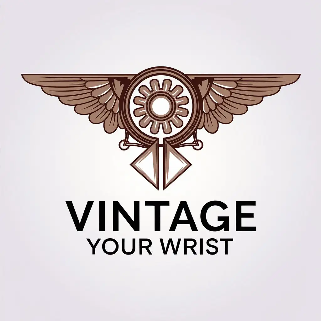 LOGO Design for Vintage Your Wrist Minimalistic Vintage Artifacts with Clear Background