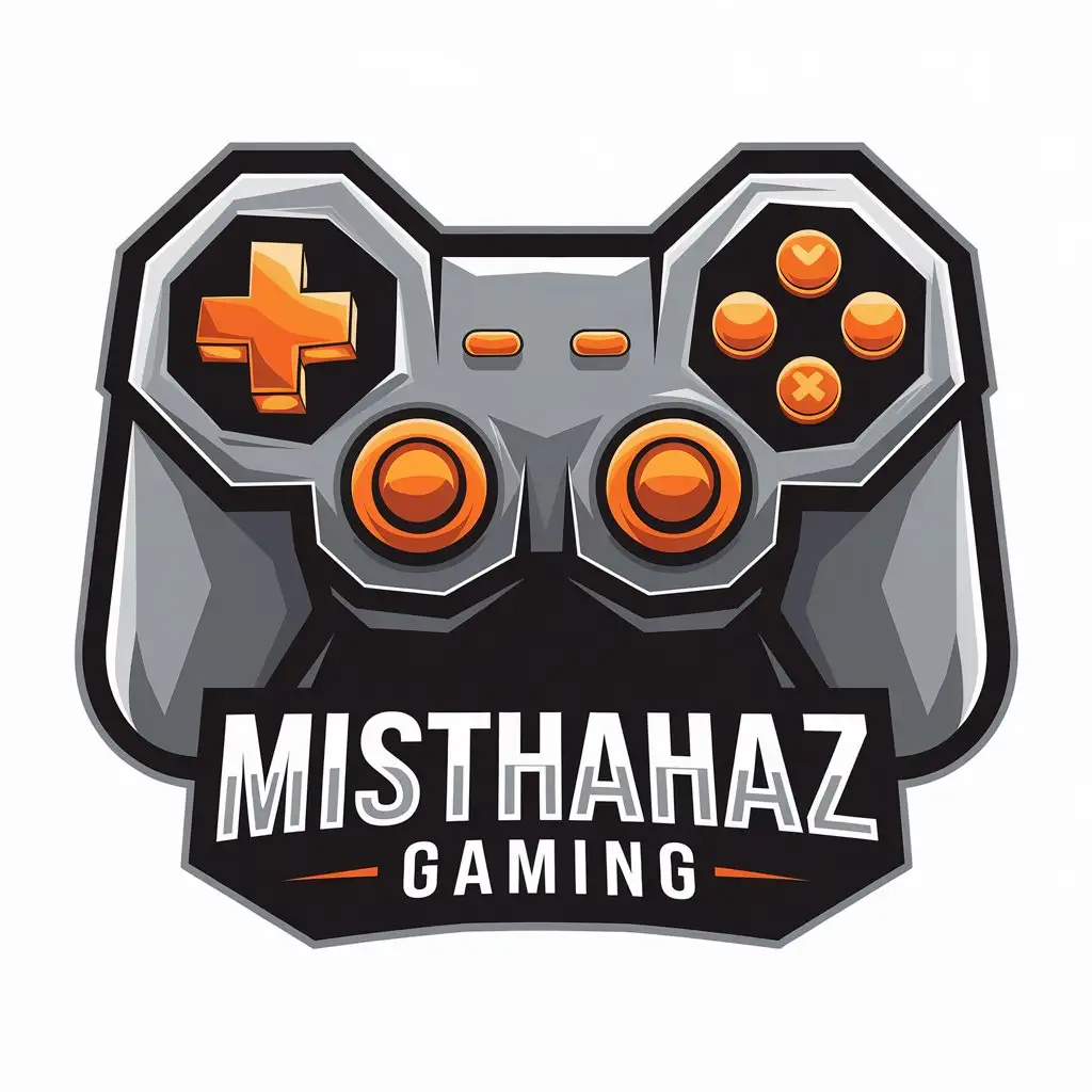 LOGO Design for MisthaHaz Gaming Vector Design with Game Theme for Technology Industry