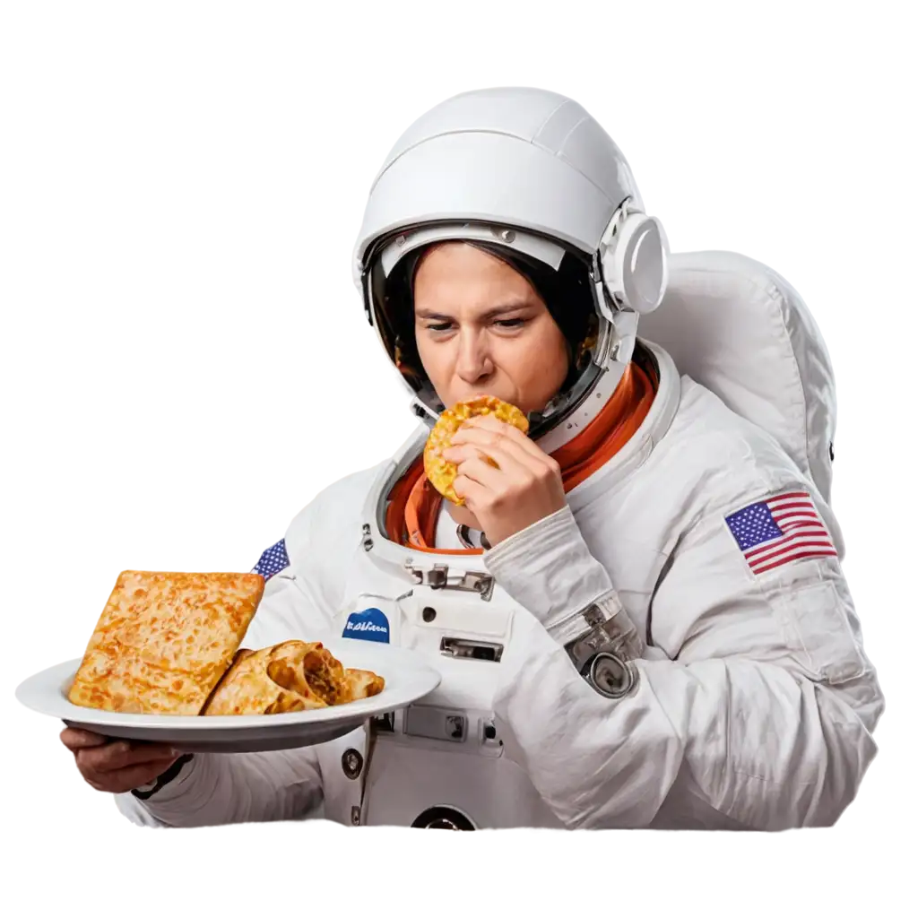 Astronaut-Eating-Parotta-PNG-Image-A-Unique-and-Fun-Visual-Representation