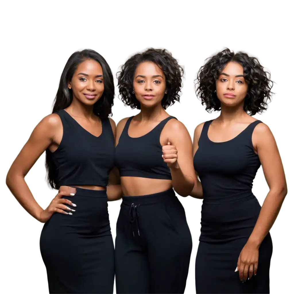 PNG-Image-of-Empowering-Group-of-Ladies-Supporting-a-Brand-in-a-Black-Mood-Aesthetic