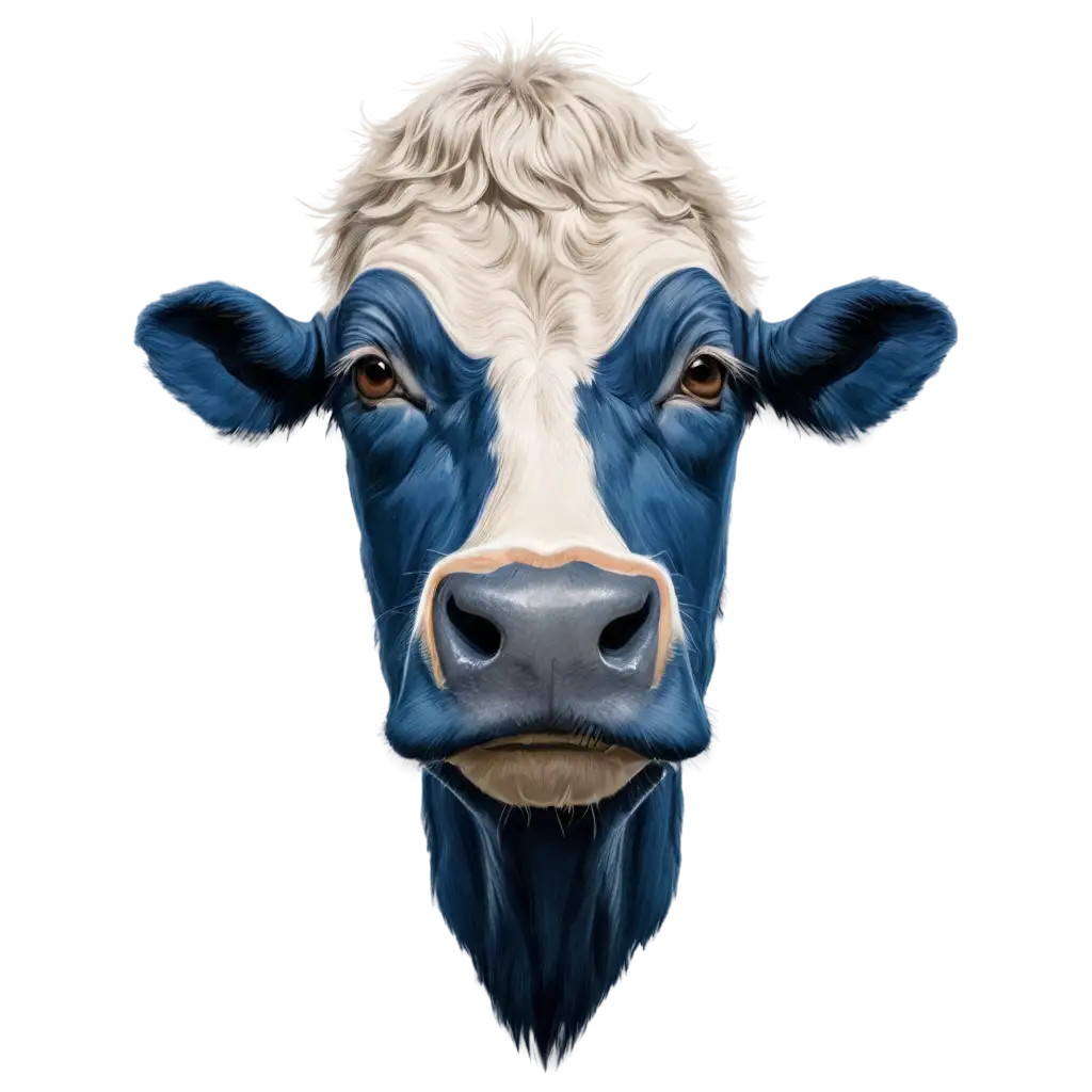 HighQuality-Blue-Cow-PNG-Image-for-Creative-and-Professional-Use