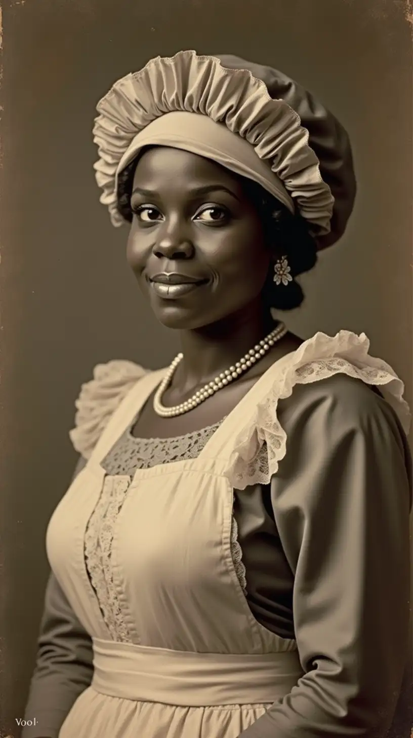 1900s Aunt Jemima Portrait in Vintage Style