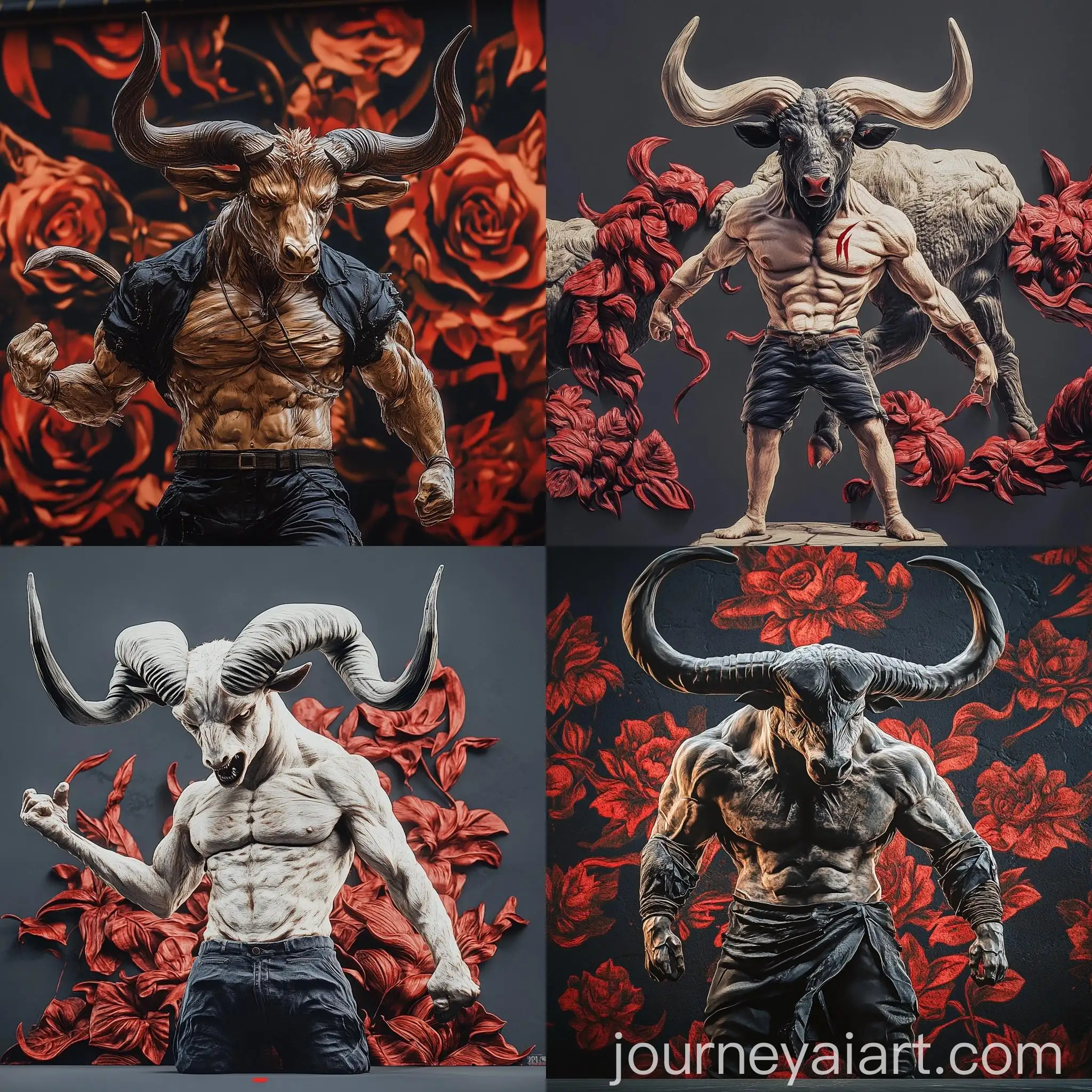 Epic-Pose-of-Minotaur-with-Ecstatic-Expression-and-Twisted-Behavior