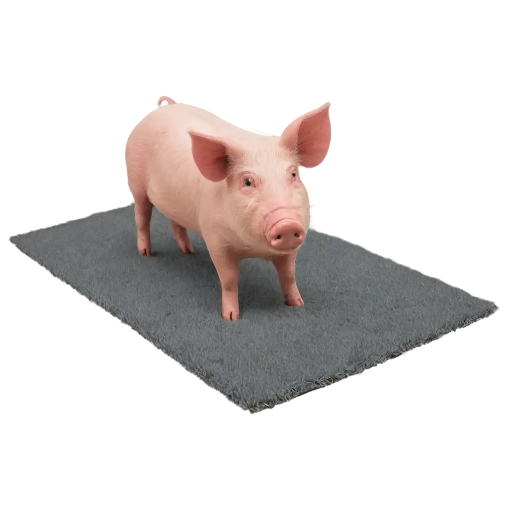 Creative-and-Whimsical-PNG-of-a-Pig-Installing-Carpet-Perfect-for-Fun-Illustrations