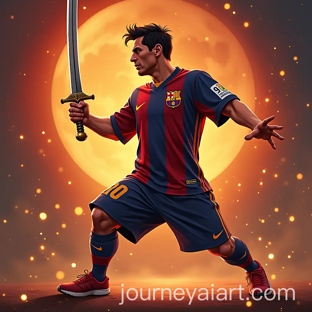 Epic-Disney-Poster-Featuring-Ronaldo-and-Messi-in-Sword-Fight-for-Buko-Wa-Chi-Chi-Movie