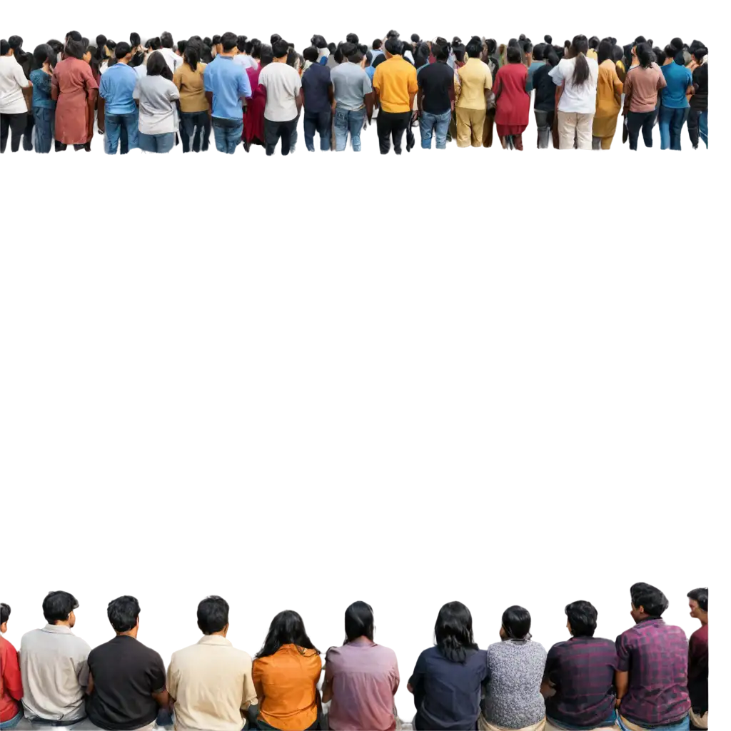 Crowd-of-Indian-People-from-Back-Side-PNG-Image-for-Diverse-Applications