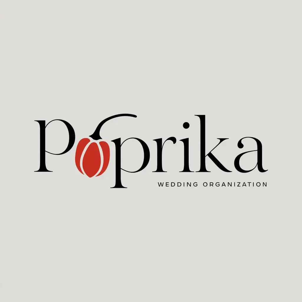 LOGO-Design-For-Paprika-Minimalistic-Paprika-Symbol-for-the-Wedding-Organization-Industry