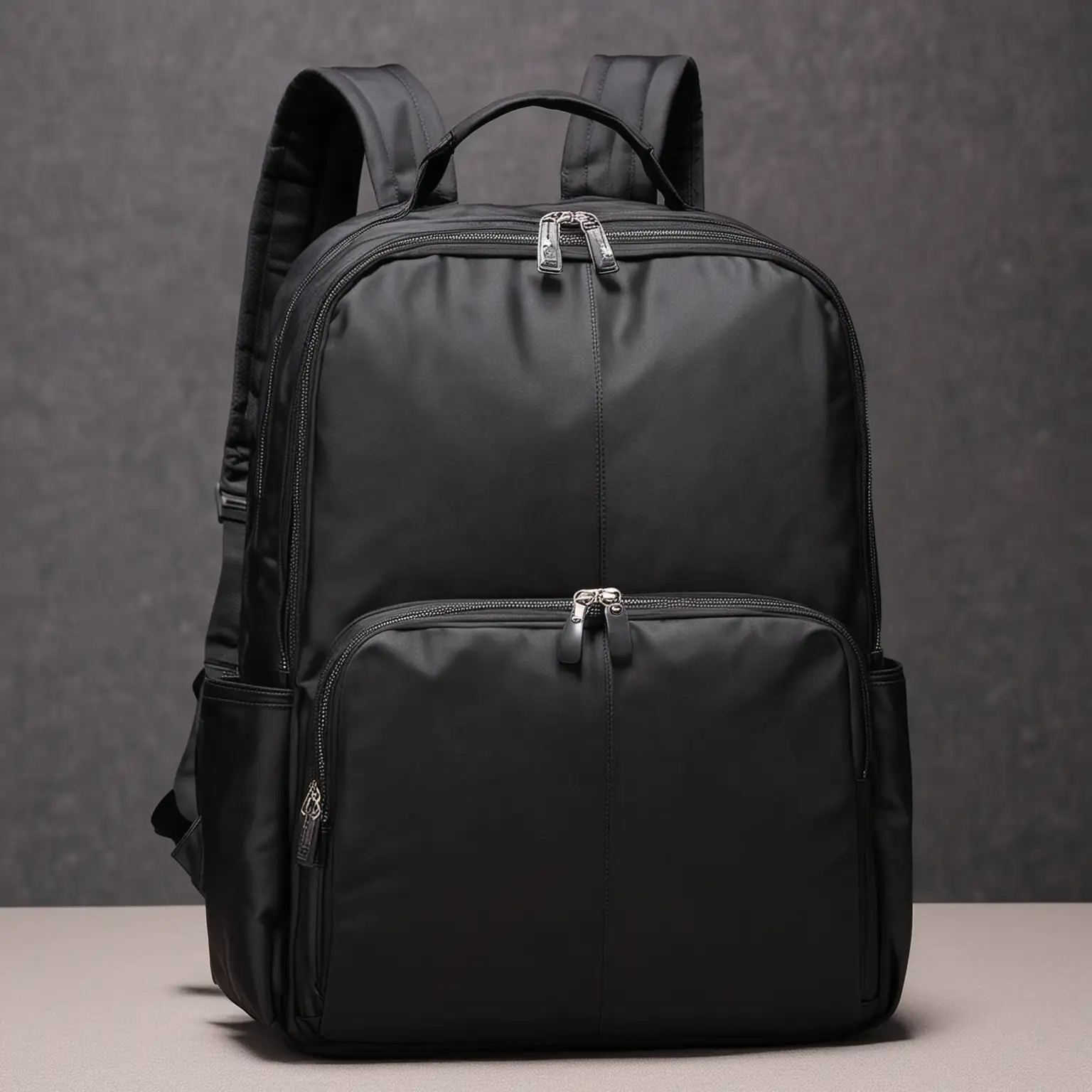 Fashionable Black Business Backpack for Travel and Multifunction Use