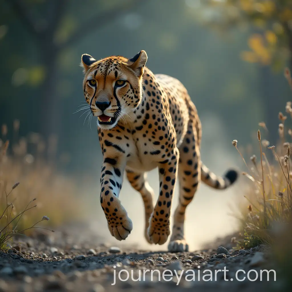Cheetah-Running-Through-Financial-Charts