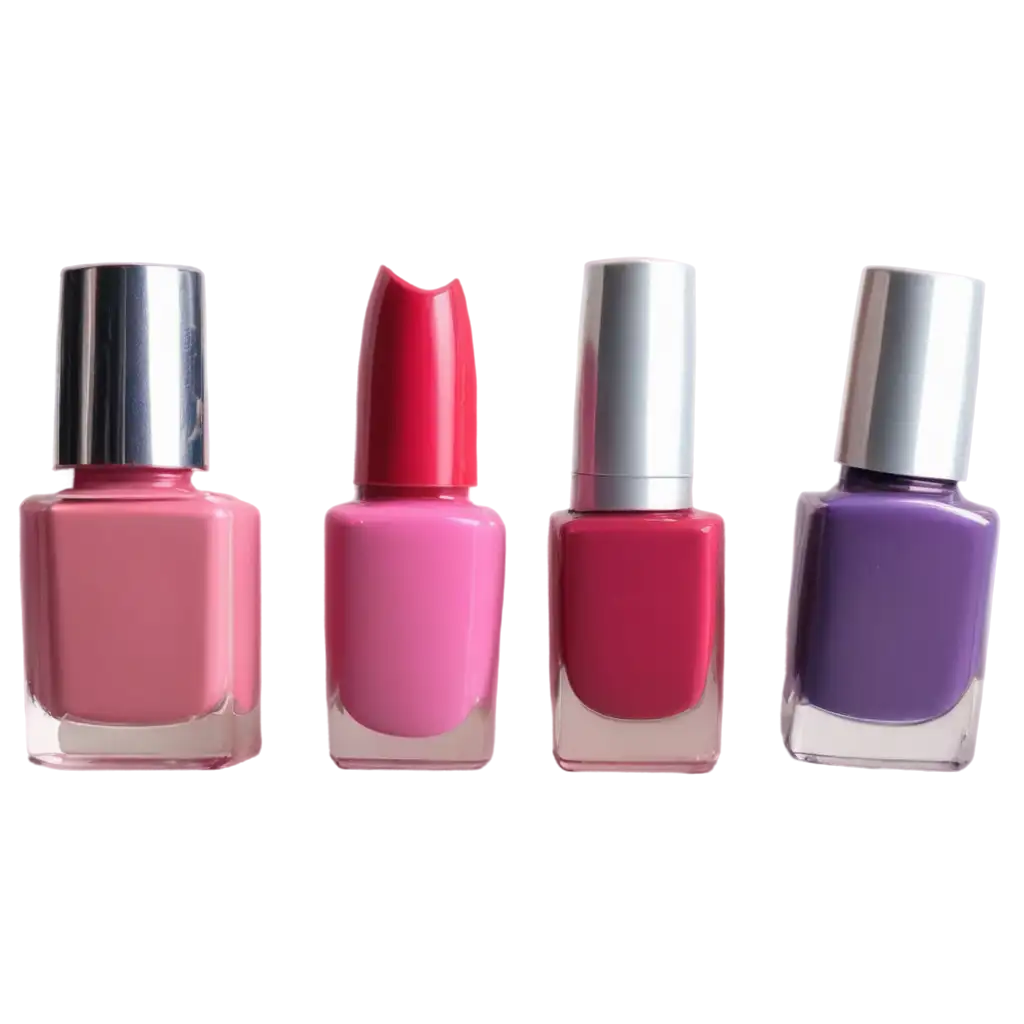 Pink-and-Purple-Lipstick-and-Nail-Polish-PNG-Image-Vibrant-Beauty-Essentials