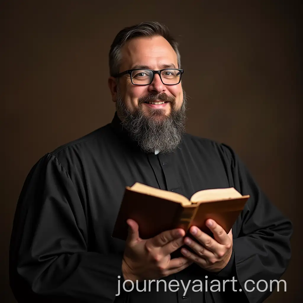 Pastor-Holding-Bible-in-Sacred-Setting