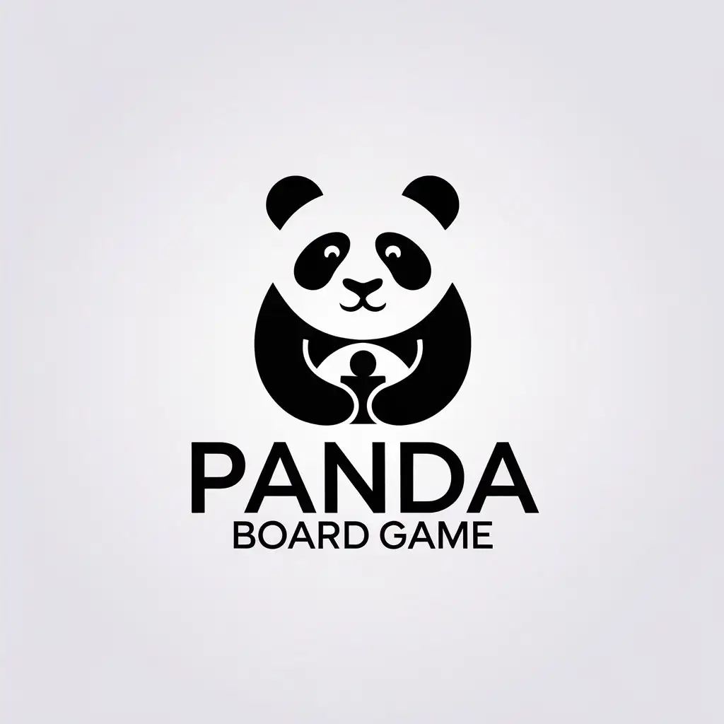 LOGO-Design-for-Panda-Board-Game-Minimalistic-Style-with-Entertainment-Industry-Appeal