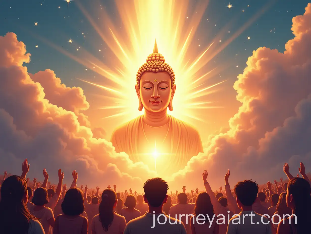 Divine-Glory-and-Unity-Dr-Bhimrao-Ambedkar-and-Gautam-Buddha-in-Majestic-Worship
