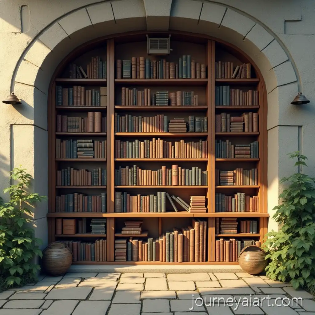 Pocket-Library-Integrated-into-Building-Architecture