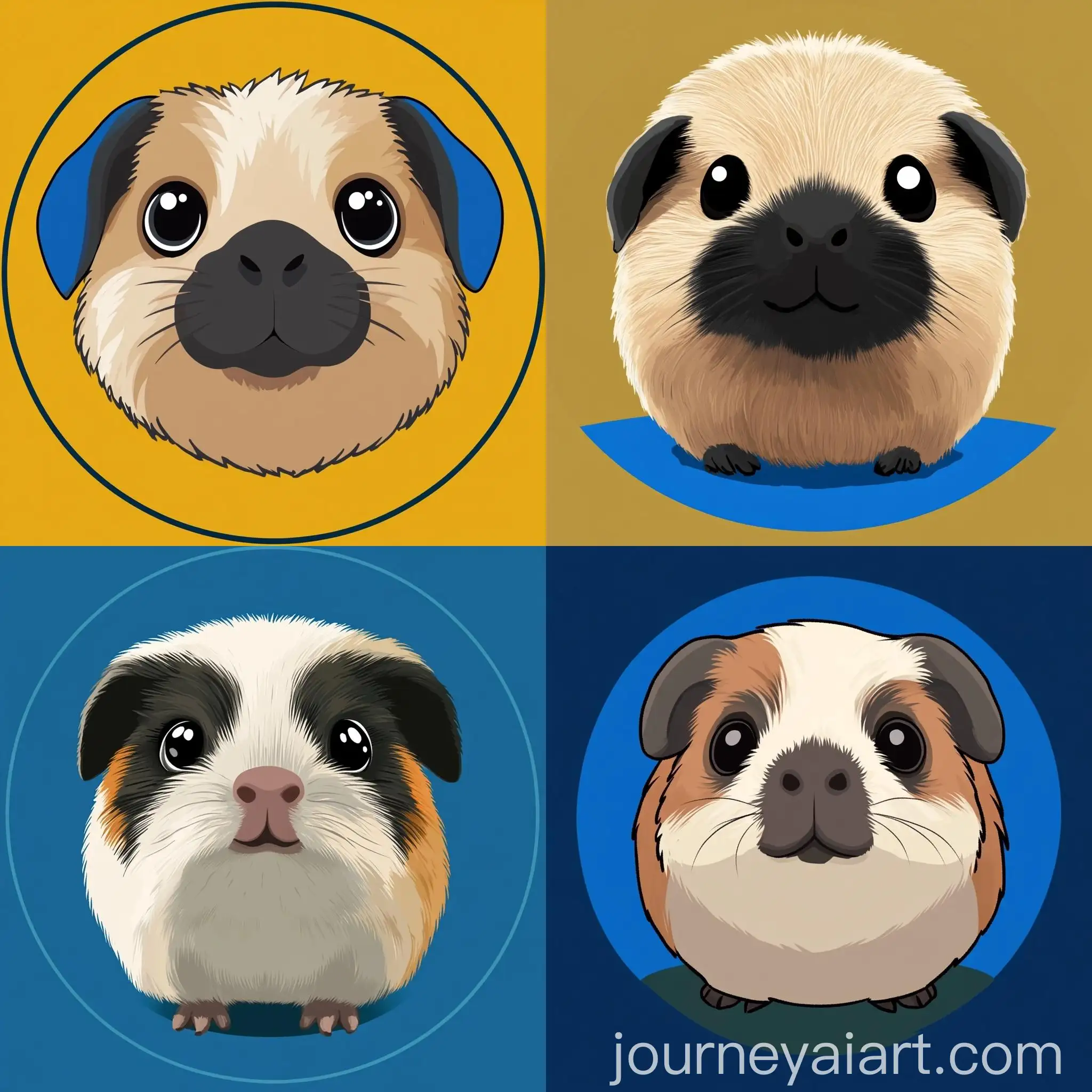 Guinea-Pig-Logo-Variants-in-Consistent-Style