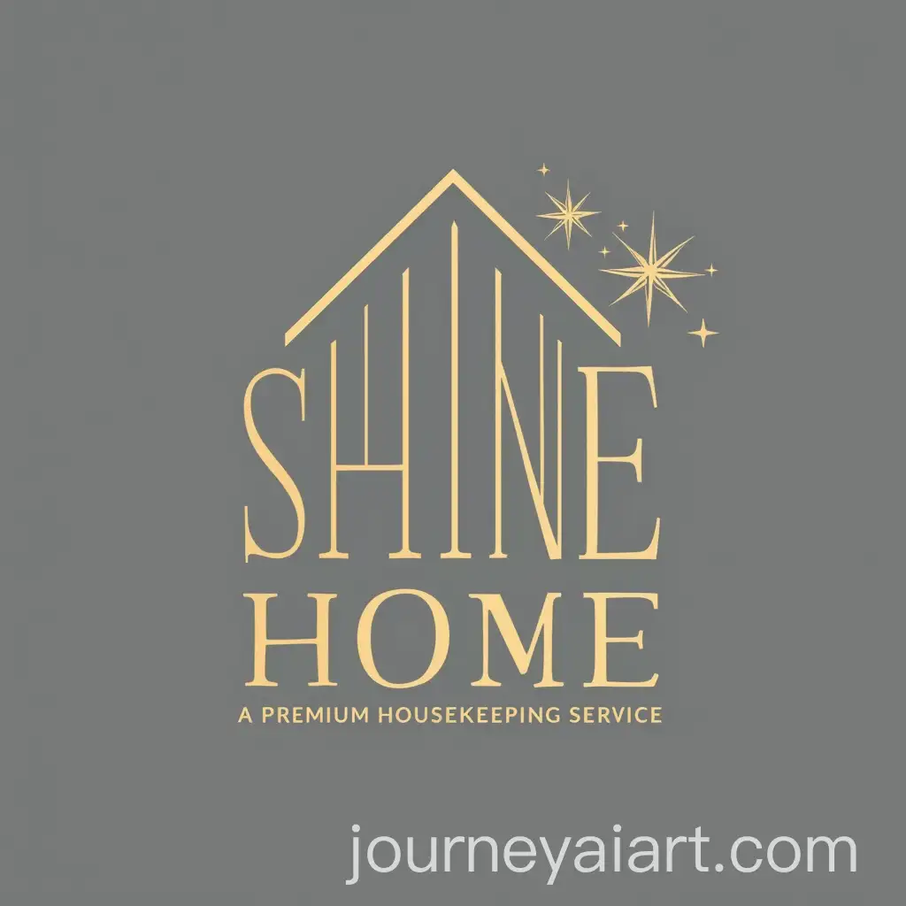 Premium-Household-Cleaning-Service-Logo-with-Sparkling-Shine