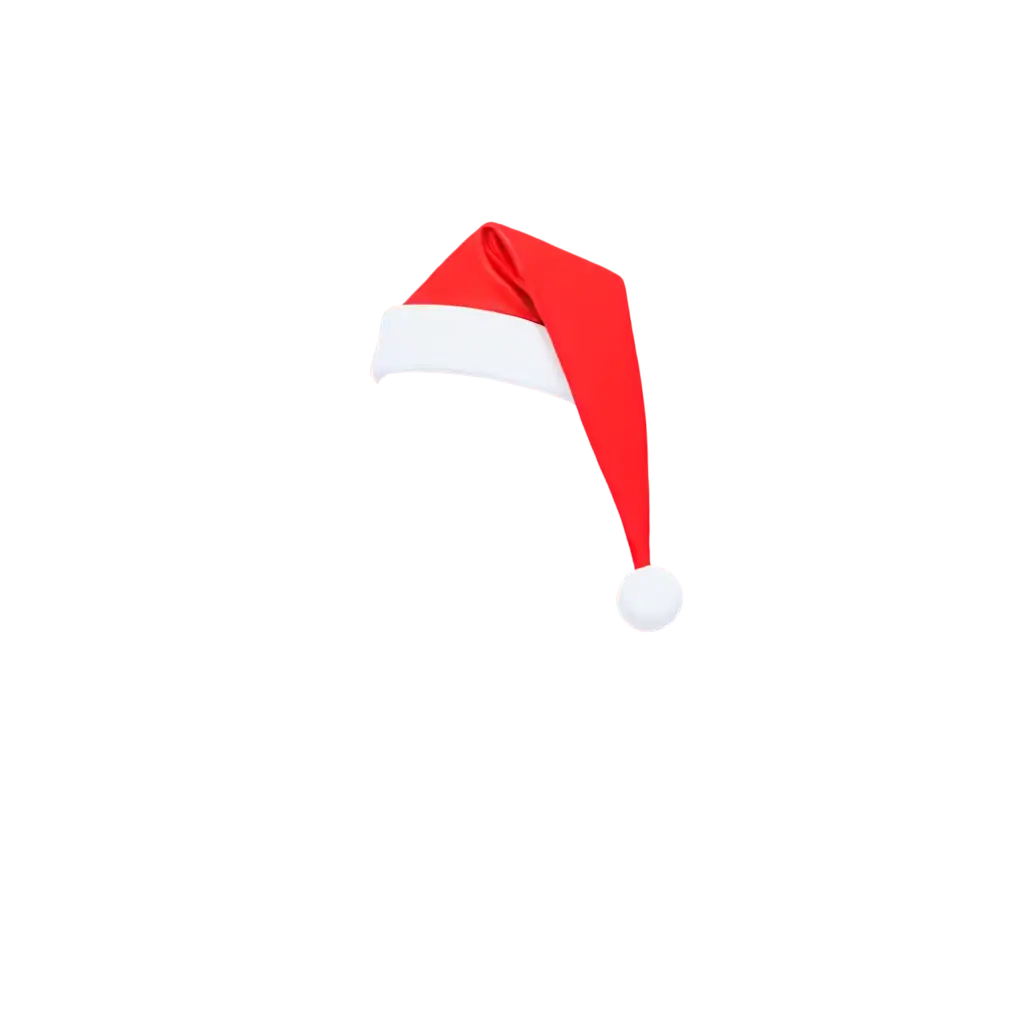 2D-Santa-Hat-PNG-Slightly-Tilted-Right-for-Festive-Designs