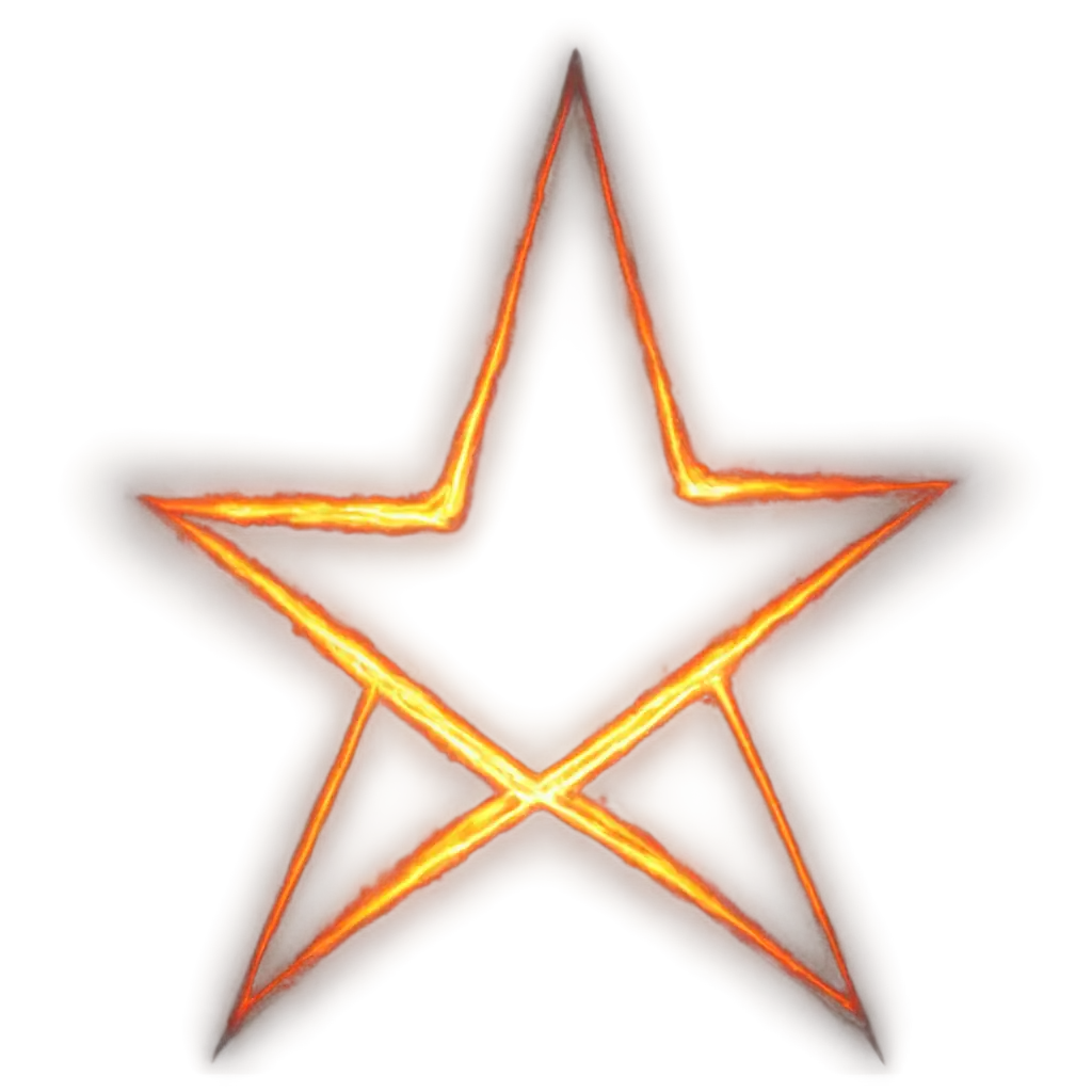 Create-a-Shimmering-and-Realistic-FivePointed-Star-in-PNG-Format