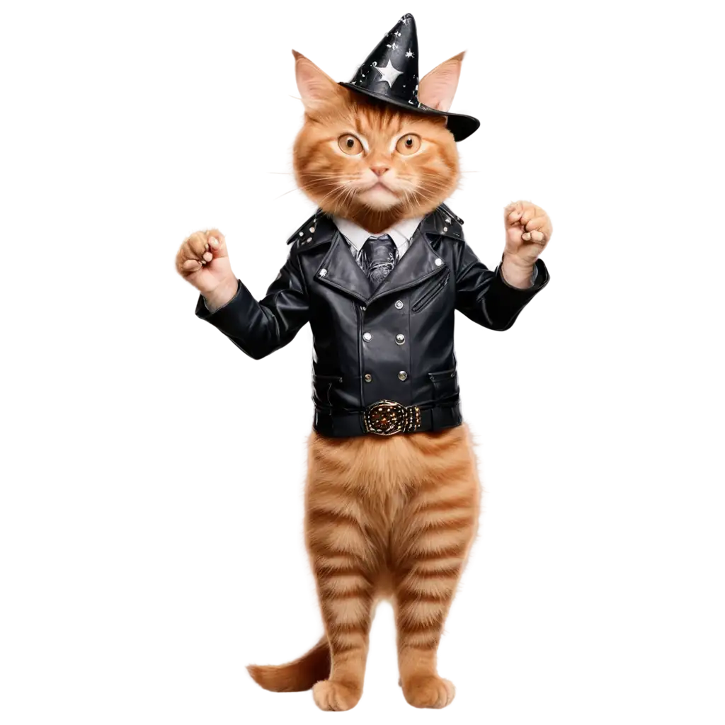 Cute-GingerPNG-Image-Use-Cases-Cat-Rockstar-PNG-Image-with-Transparent-Background-for-Creative-Use