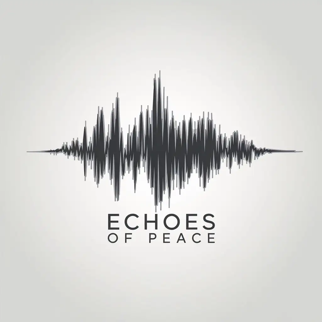 LOGO Design for Echoes of Peace Sound Symbol with Complex Design for Entertainment Industry