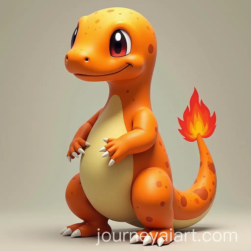Realistic-Charmander-Standing-060-Meters-Tall-with-Adaptive-Skin-Texture