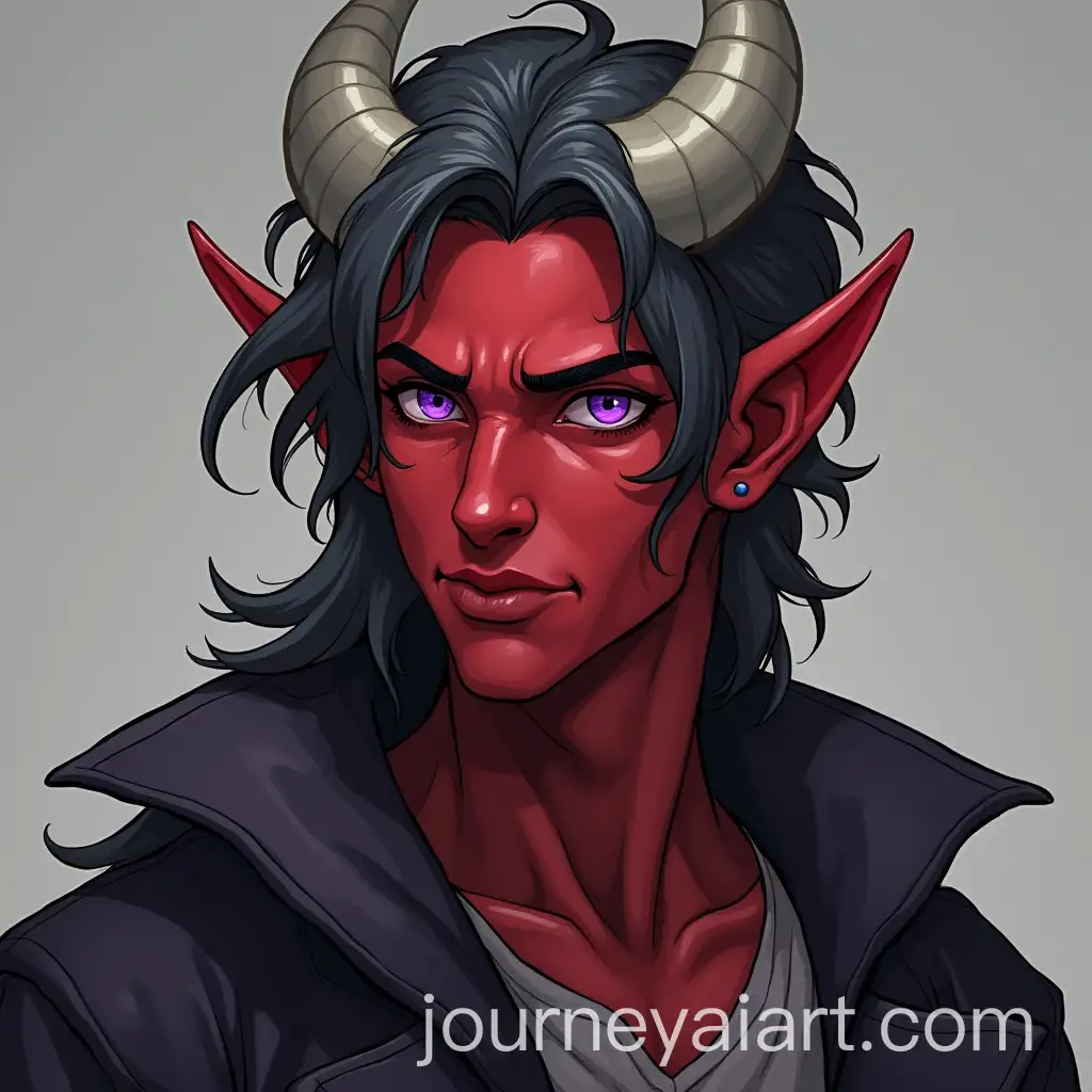 Young-Tiefling-with-Red-Skin-Curved-Grey-Horns-and-Purple-Eyes