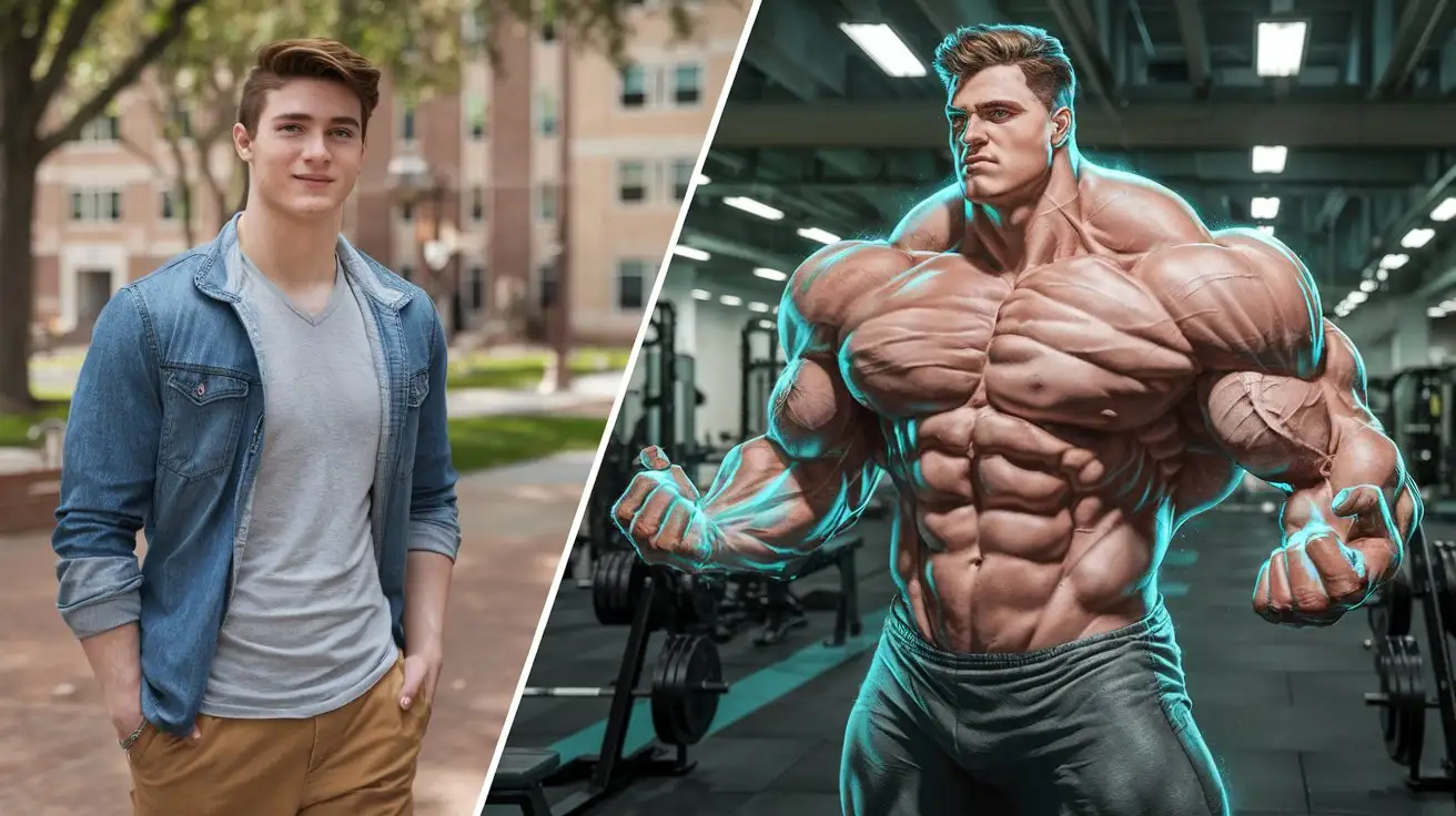 Ordinary-College-Guy-Transforming-into-Herculean-Muscle-Hero-with-Luminous-Blue-Power