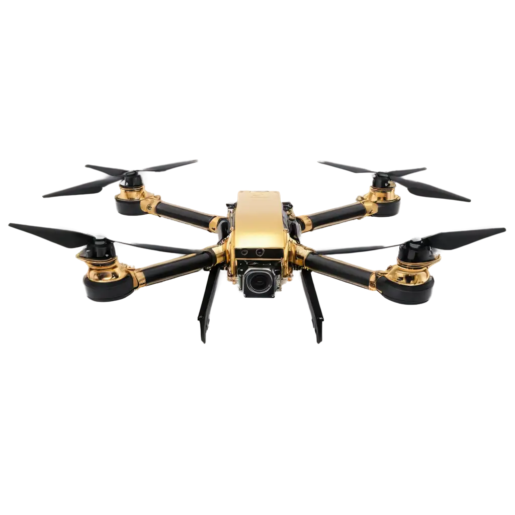 Golden-Camera-Drone-PNG-Image-Schematic-TopDown-View