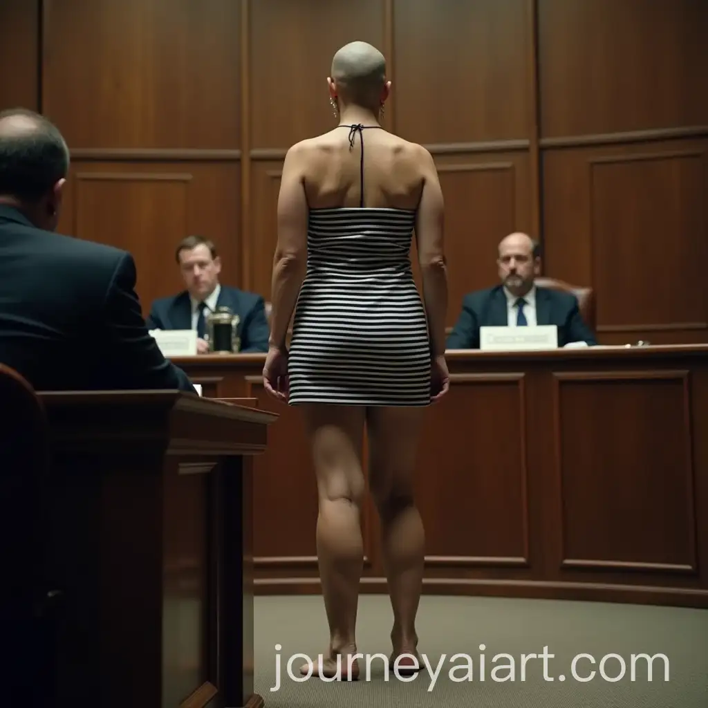 Middleaged-Woman-in-Courtroom-Facing-Judgment