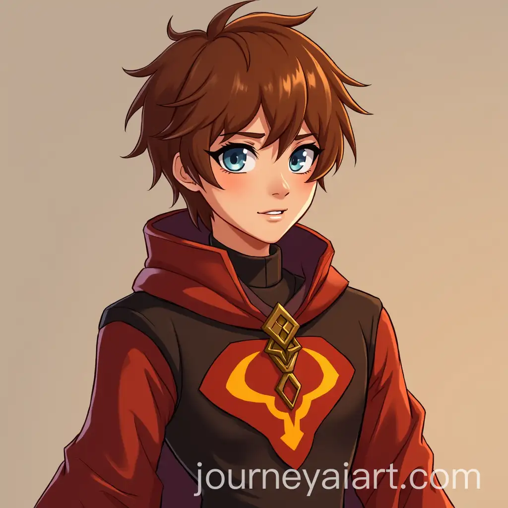 Firebender-OC-withAI-Art-Prompt-Expansion-Brown-Hair-and-Blue-Eyes-in-Fire-Nation-Attire