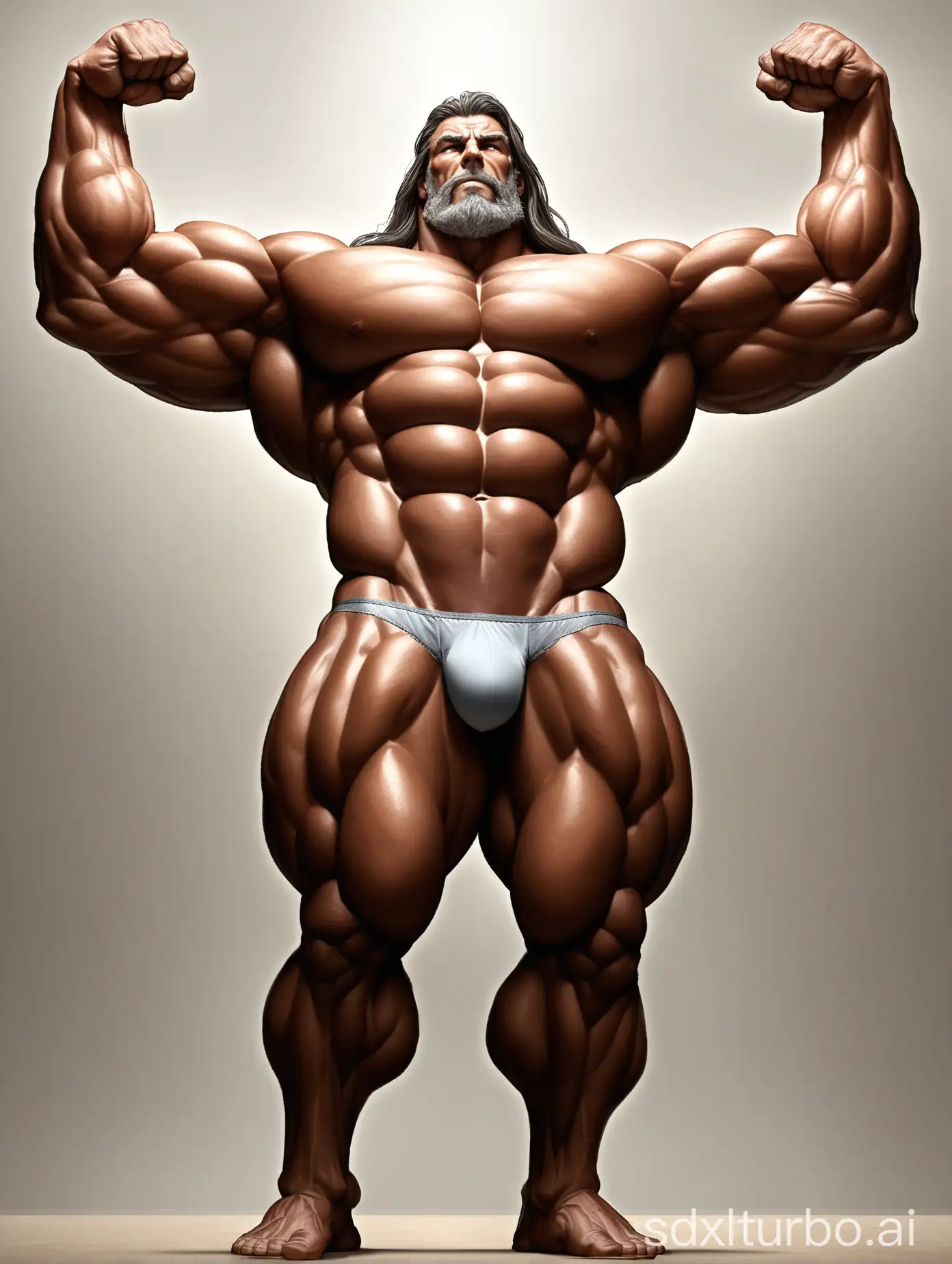 Giant-Old-Man-with-Huge-Biceps-and-8Pack-Abs-Showing-Muscles