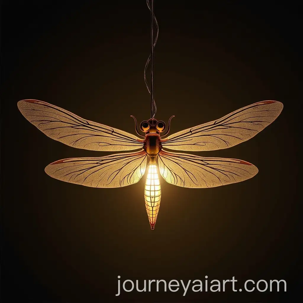 DragonflyInspired-Chandelier-with-Winged-Light-Design