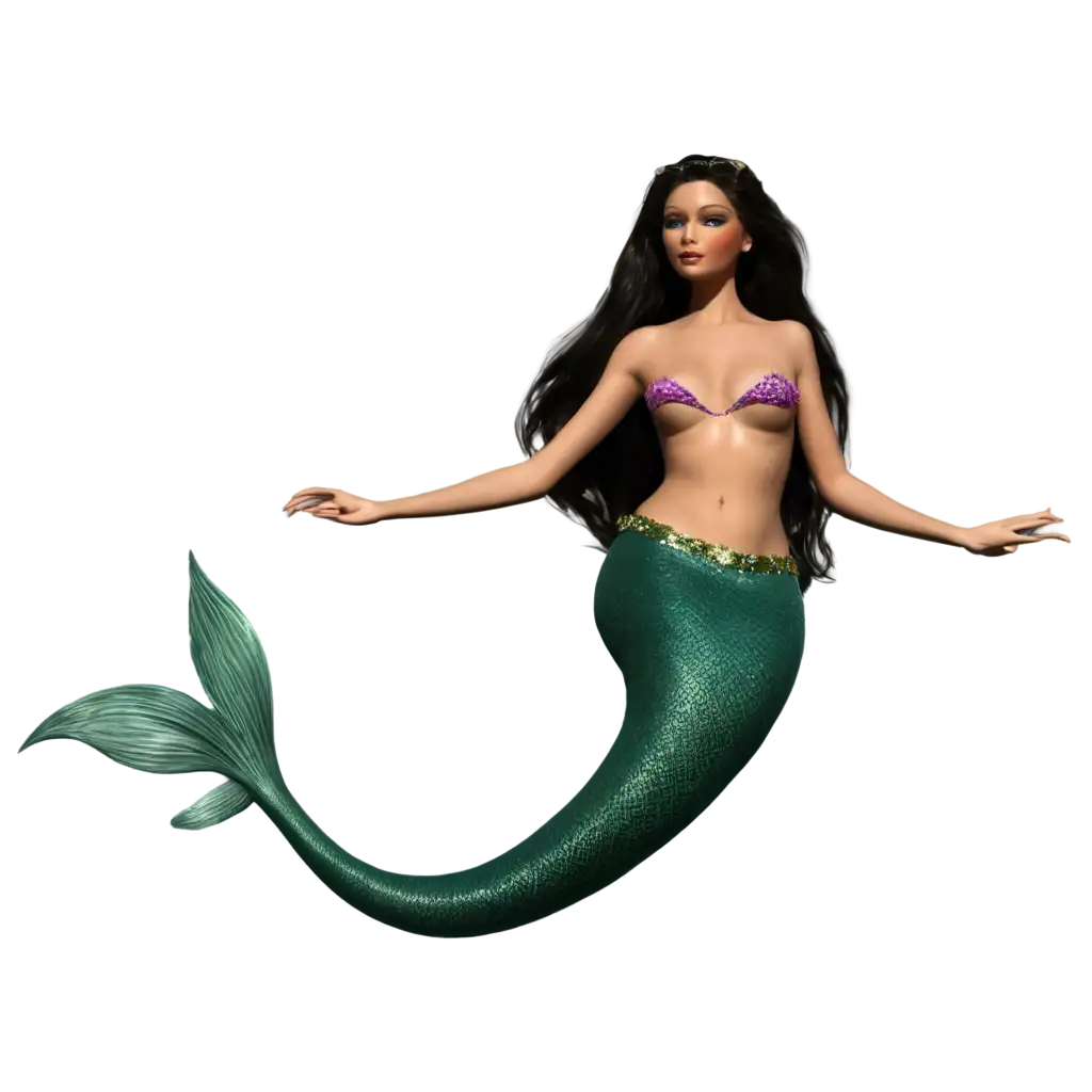 Mermaid-on-a-Yacht-PNG-Image-HighQuality-Transparent-Background-for-Versatile-Use