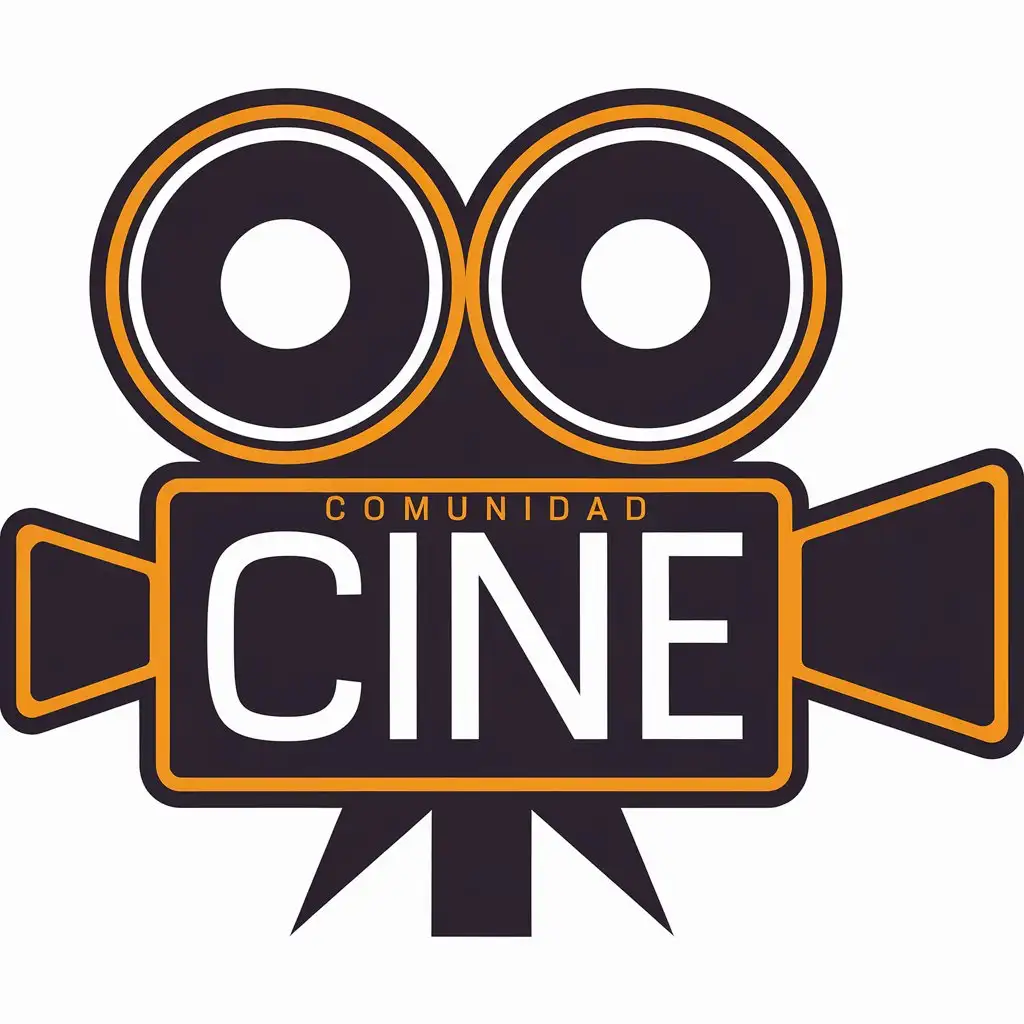 LOGO Design for Comunidad Cine Film Camera with Modern Style for Entertainment Industry