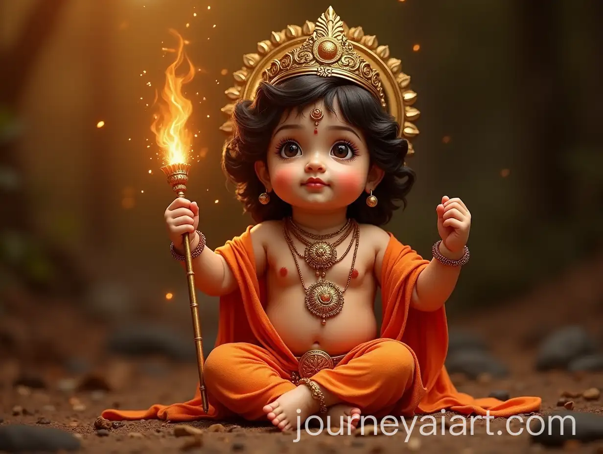Baby-Lord-Hanuman-Ji-in-Divine-Pose