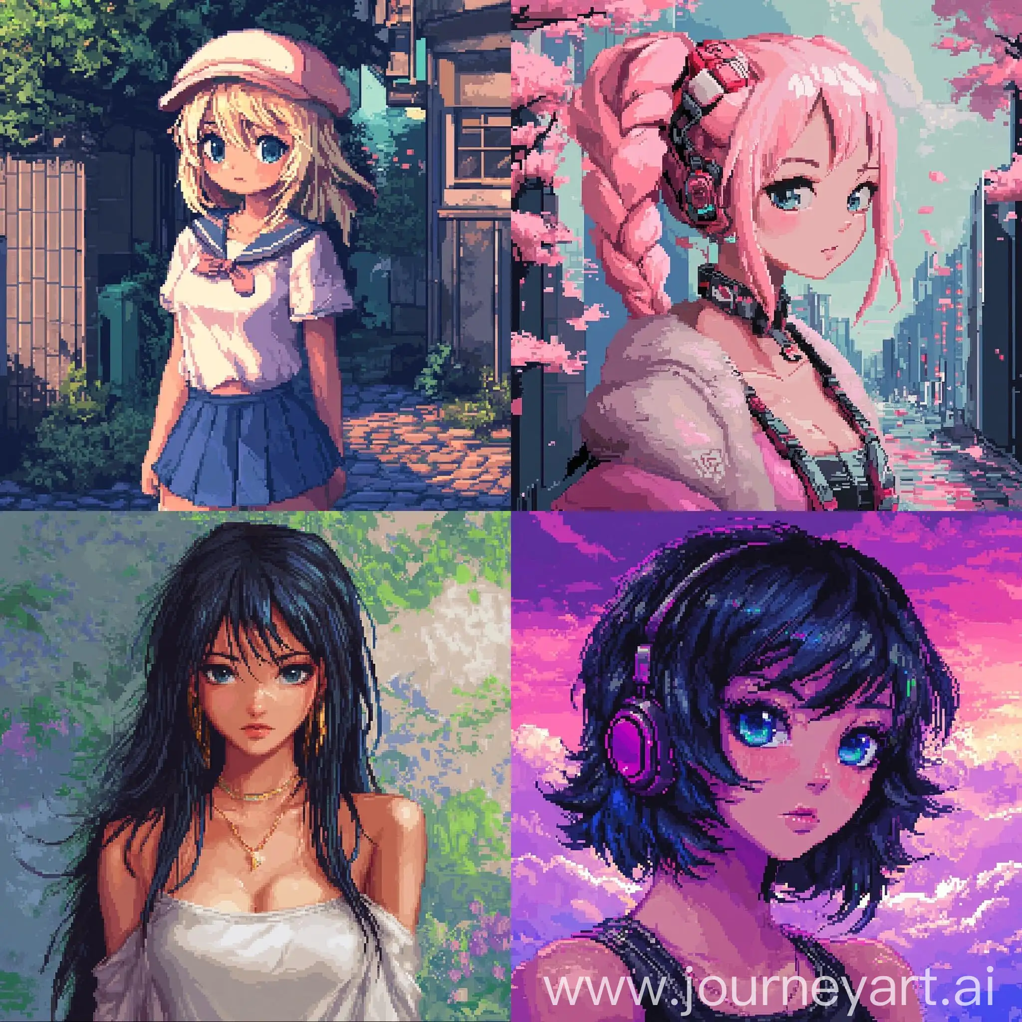 Pixel-Art-Anime-Girl-32x32-Version-61