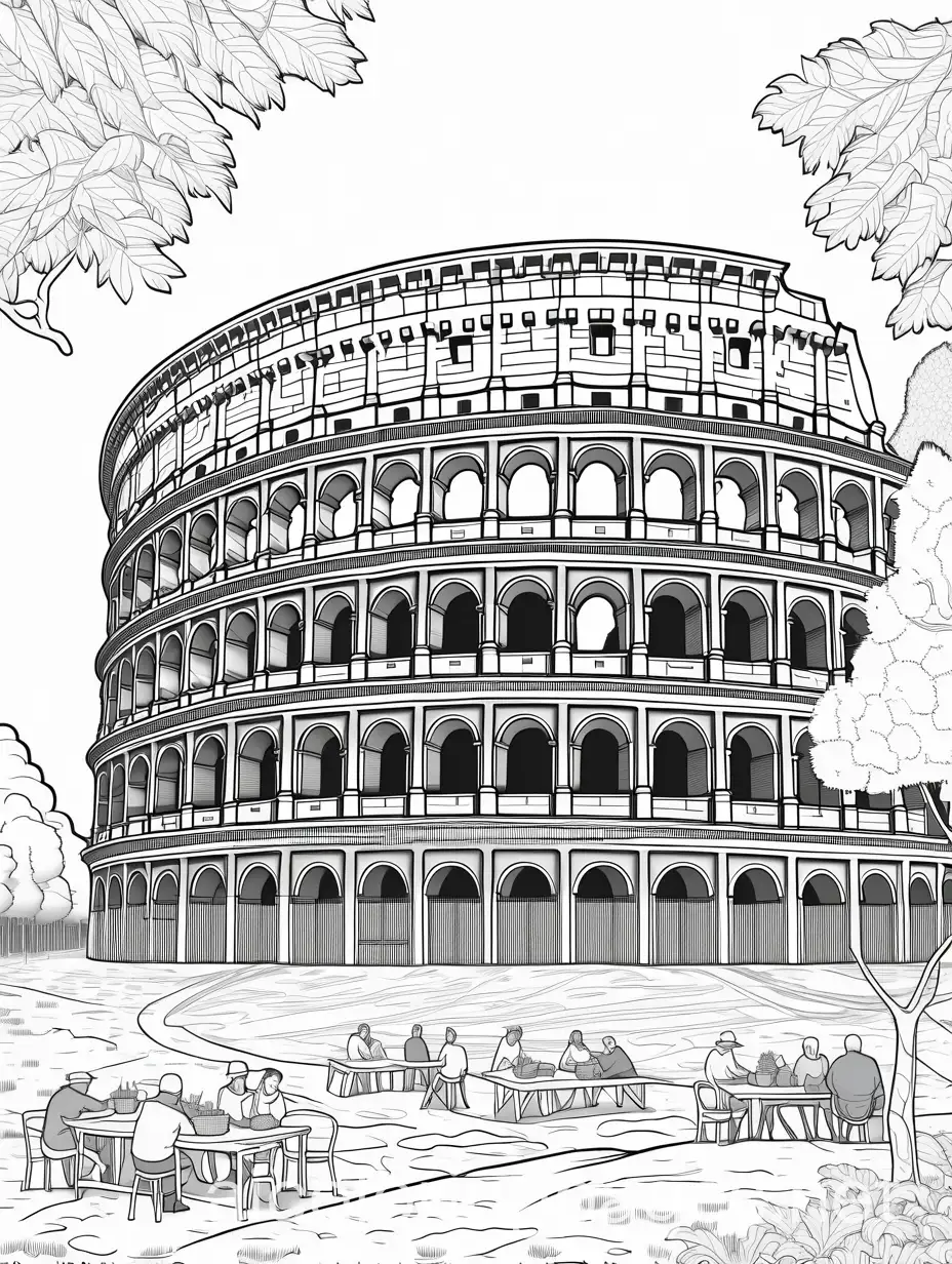 Picnic-at-the-Colosseum-Italian-Park-Scene-with-People