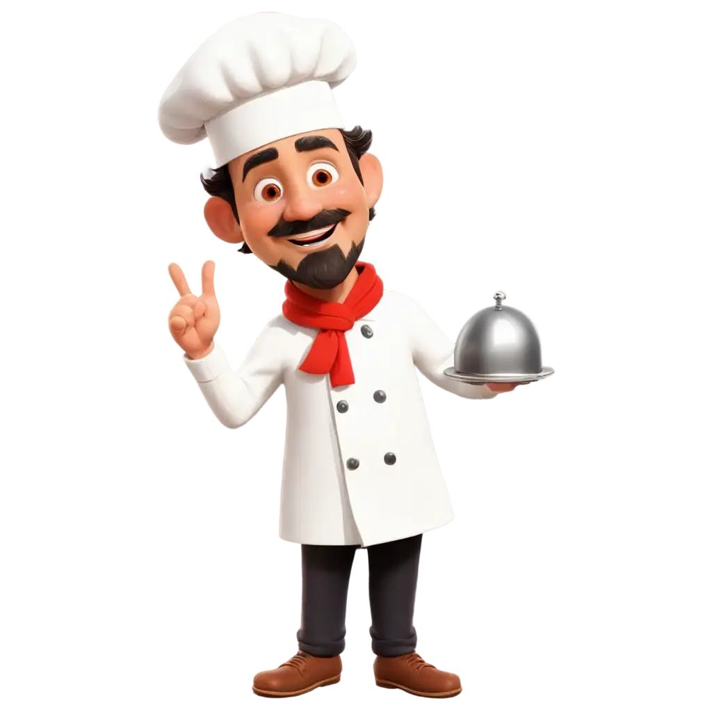 Cheerful-Cartoon-Chef-PNG-with-Okay-Gesture-Fun-Friendly-Logo-Design