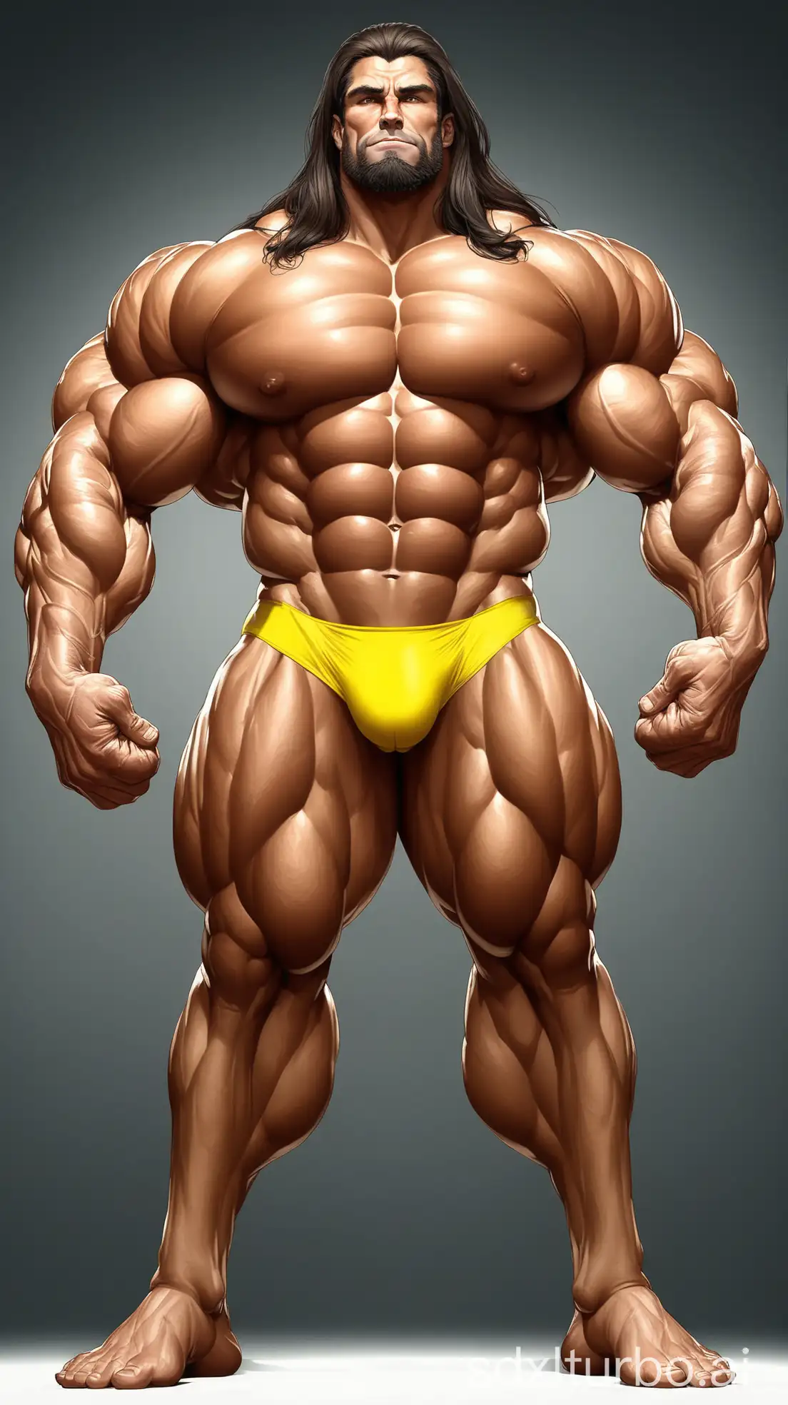 Superhuman-Elder-with-Gigantic-Muscles-and-Massive-Physique-in-Yellow-Underwear